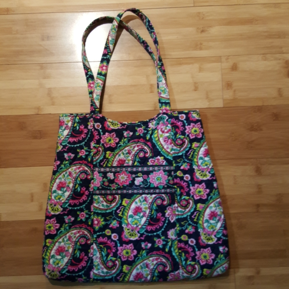 Vera Bradley Petal Paisley Curvy Tote